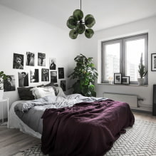 Slaapkamer in Scandinavische stijl: kenmerken, foto in het interieur-5