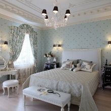 Sypialnia w stylu prowansalskim: cechy, prawdziwe zdjęcia, pomysły na projekt-1