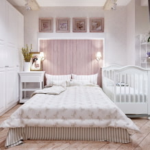Bilik tidur dalam gaya Provence: ciri, foto sebenar, idea reka bentuk-5