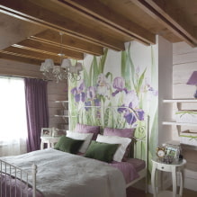 Dormitori a l’estil provençal: característiques, fotos reals, idees de disseny-6