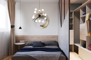 Γκαρνταρόμπα στο υπνοδωμάτιο: επιλογές τοποθέτησης, φωτογραφία στο εσωτερικό