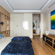 Vestidor al dormitori: opcions de col·locació, foto a l'interior-0