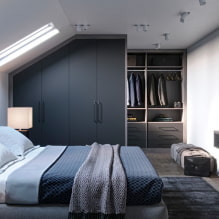 Vestidor al dormitori: opcions de col·locació, foto a l'interior-6