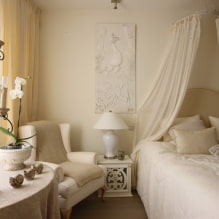 Phòng ngủ với tông màu be: ảnh trong nội thất, sự kết hợp, ví dụ với các điểm nhấn sáng sủa-6