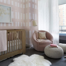 Yeni doğmuş bir bebek için çocuk odası: iç tasarım fikirleri, fotoğraf-5