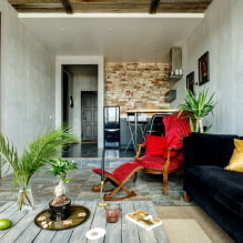 Styl fúze v interiéru bytu: fotografie, designové prvky-1
