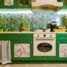 Krásne zástery pre kuchyňu: nápady na dekoráciu a odporúčania pre výber-2