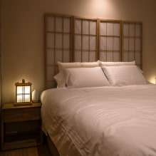 Japanilaistyylinen makuuhuone: designominaisuudet, valokuva sisätiloissa-0