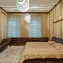 Japanilaistyylinen makuuhuone: designominaisuudet, valokuva sisätiloissa-1
