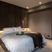 Slaapkamer in bruine tinten: kenmerken, combinaties, foto's in het interieur-1