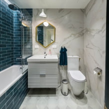 Interiér kúpeľne kombinovanej s WC-3