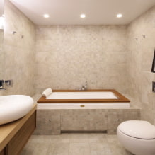 Kylpyhuoneen sisustus yhdessä wc-6: n kanssa