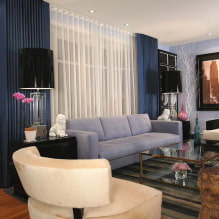 Dzīvojamā istaba art deco stilā - luksusa un komforta iemiesojums interjerā-3