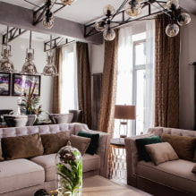 Stue i art deco stil - udførelsen af ​​luksus og komfort i interiøret-2