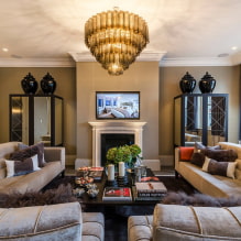 Obývacia izba v štýle art deco - stelesnenie luxusu a pohodlia v interiéri-7