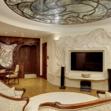 Sala d'estar amb estil modern: característiques de disseny, foto a l'interior-1