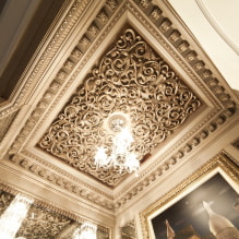 Het originele plafond in het interieur: ontwerpideeën, foto's, stijlen, ongewone verlichting-9