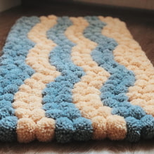 Come realizzare un tappeto con i pompon con le tue mani? -7