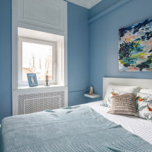 Hoe versier je een kleine slaapkamer van 9 m²? m? -4