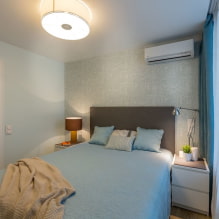 Hoe versier je een kleine slaapkamer van 9 m²? m? -7