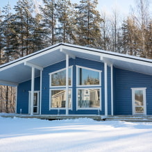 İskandinav tarzı kır evi: özellikler, fotoğraf örnekleri-8