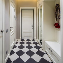 Hành lang cho hành lang hẹp: ảnh xem lại các mô hình hiện đại trong nội thất-5