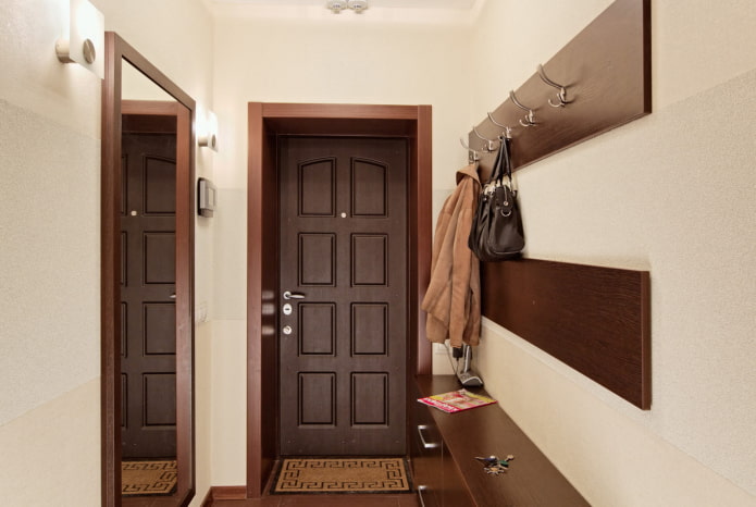 Hành lang cho hành lang hẹp: ảnh review các mẫu hiện đại trong nội thất