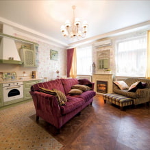 Jak vyzdobit interiér kuchyně a obývacího pokoje ve stylu Provence? -0