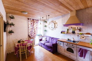 Come decorare l'interno di una cucina-soggiorno in stile provenzale?