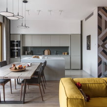 Tipy pro výzdobu interiéru kuchyně a obývacího pokoje v soukromém domě-1