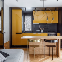Tipy pro zdobení interiéru kuchyně a obývacího pokoje v soukromém domě-2