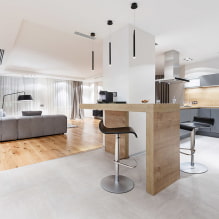 Jak vyzdobit strop v kuchyni-obývací pokoj? -0