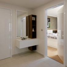 Caractéristiques de la conception du couloir et du couloir dans le style du minimalisme-4