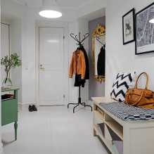 Jak vyzdobit interiér chodby a chodby ve skandinávském stylu? -0