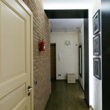 Дизайн на коридора в стил таванско помещение: снимка в интериора-8