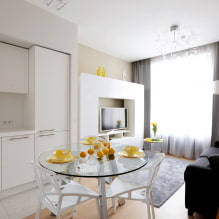 Kuchyně-obývací pokoj 16 m2 - průvodce designem-1