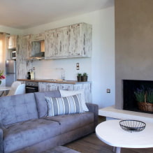 Come decorare l'interior design di una cucina-soggiorno di 17 mq? -2