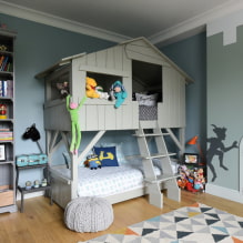 Интериорът на детската стая в сиво: фотопреглед на най-добрите решения-3