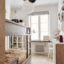Foto's en ontwerpideeën voor een kinderkamer 9 m²-0