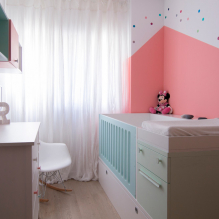 Снимки и дизайнерски идеи за детска стая 9 кв м-2