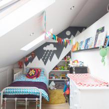 Foto e idee di design per una camera per bambini 9 mq-3