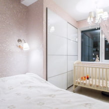 Idéer og tip til dekoration af et soveværelse og en børnehave i et rum-7