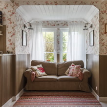Come creare un design per un soggiorno in stile country? -7