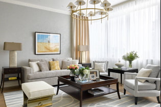 Kā izrotāt neoklasicistiskas viesistabas interjeru?