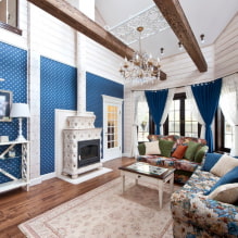 Come creare un design armonioso del soggiorno in una casa privata? -7