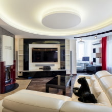 High-tech dizajnové prvky obývacej izby (46 fotografií) -1