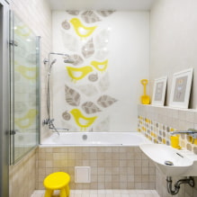 Kā izveidot stilīgu vannas istabas dizainu Hruščovā? -1