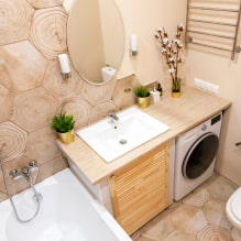 Kā izveidot stilīgu vannas istabas dizainu Hruščovā? -3