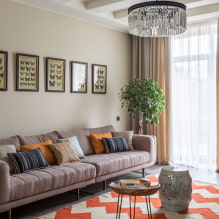 Foto recenze nejlepších nápadů na design obývacího pokoje 18 m2-0