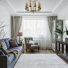 Foto recenze nejlepších nápadů na design obývacího pokoje 18 m2-1